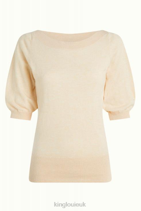 Apparel GB King Louie Women Ivy Top Cocoon Cream 2JFL693